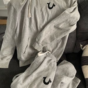 True Religion sweatsuit size XL